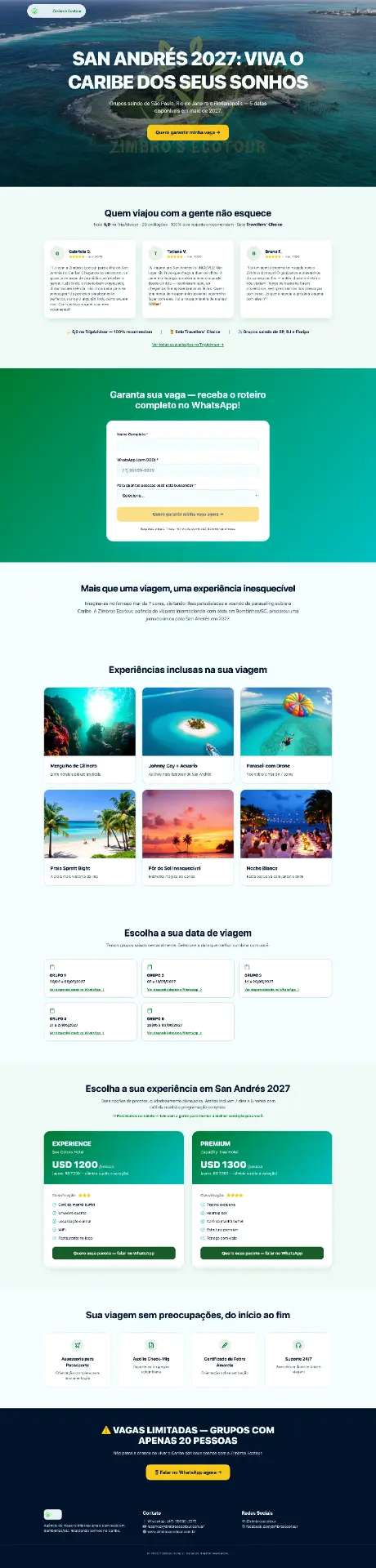 Prévia do case de tráfego pago no segmento Turismo